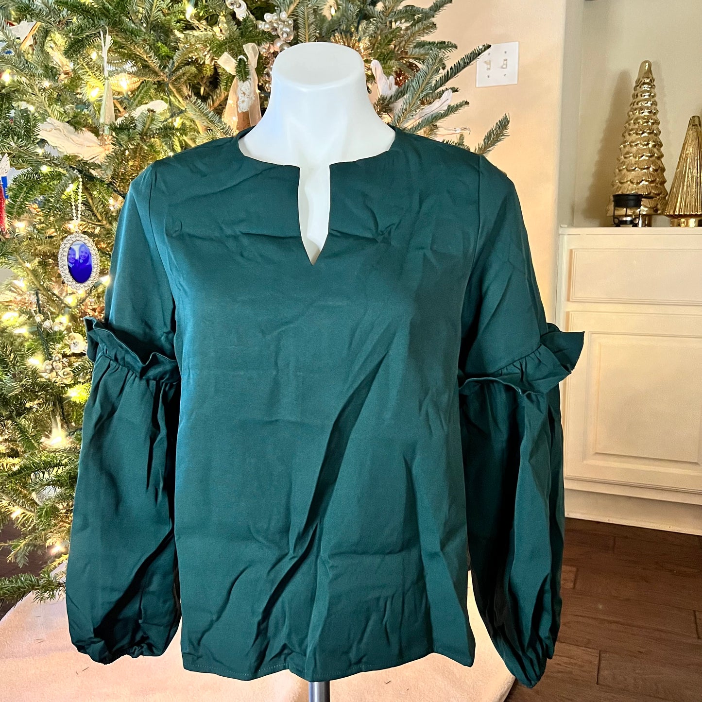 Too Cute Teal Blouse